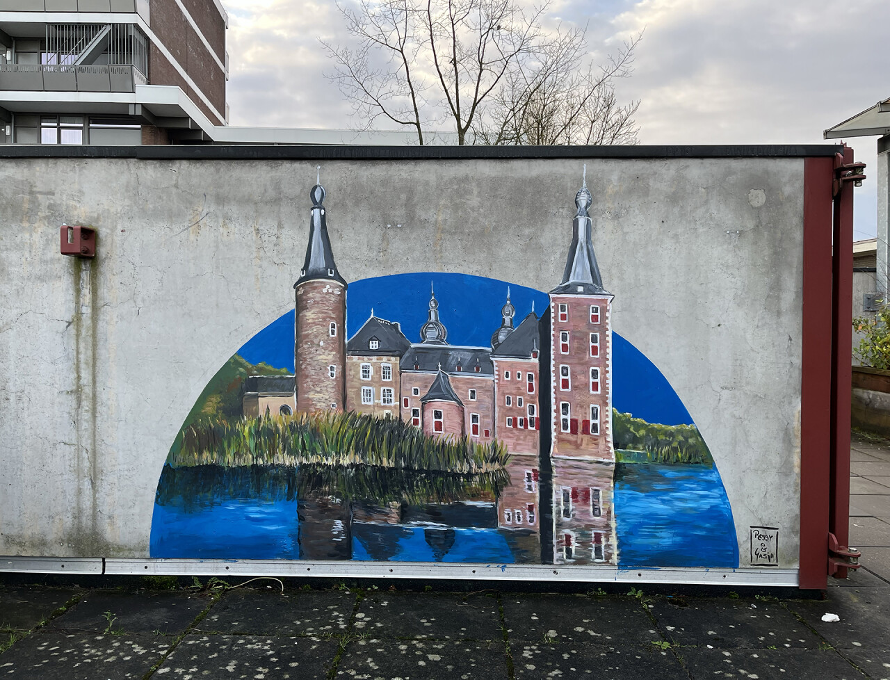 Broekland Schoolplein kasteel 1920px